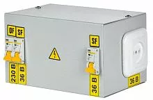 Ящик с понижающим трансформатором ЯТП 0.25 220/36В (3 авт. выкл.) IEK MTT13-036-0250