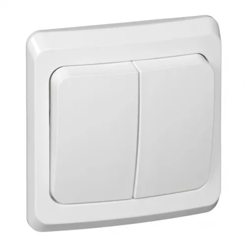 Выключатель 2-кл. СП Этюд 10А IP20 бел. SchE BC10-002B