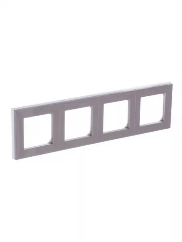 Рамка Levit 4п кофе макиато/бел. ABB 2CHH015040A6018 фото 2 Рамка Levit 4п кофе макиато/бел. ABB 2CHH015040A6018 фото 2
