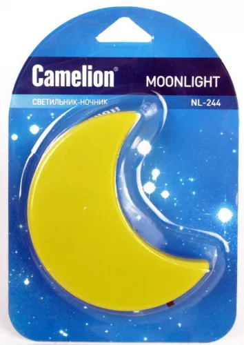 Светильник "Месяц" NL-244 LED ночник с выкл. 220В Camelion 14264 фото 2