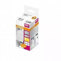 Лампа светодиодная LED STAR CLASSIC P 60 6.5W/830 6.5Вт шар 3000К тепл. бел. E14 550лм 220-240В матов. пласт. OSRAM 4058075134294