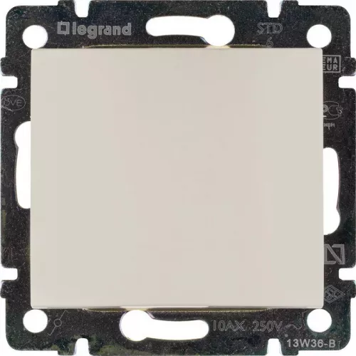 Механизм переключателя проходного на 2 направления 1-кл. СП Valena 10А IP31 250В сл. кость Leg 774306 фото 7