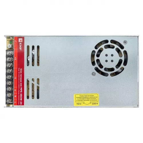 Блок питания 24В MPS-350W-24 PROxima EKF mps-350w-24 фото 2 Блок питания 24В MPS-350W-24 PROxima EKF mps-350w-24 фото 2