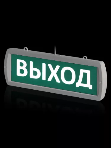 Оповещатель охранно-пожарный световой Топаз-24-Д "Выход" 24 В, IP52 TDM фото 6