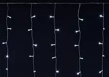Гирлянда "Занавес" 2х2м 240LED бел. IP44 провод прозр. 230В транзит IEK LGDU201-2-240-L2-T-S-44