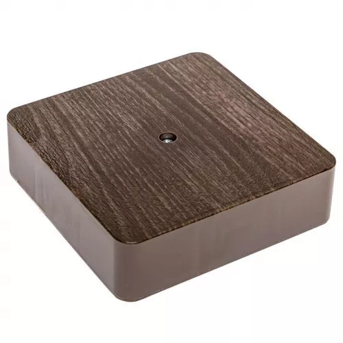 Коробка разветвительная КМР-030-032 104х104х28 темн. дерево PROxima EKF plc-kmr-030-032-t фото 6