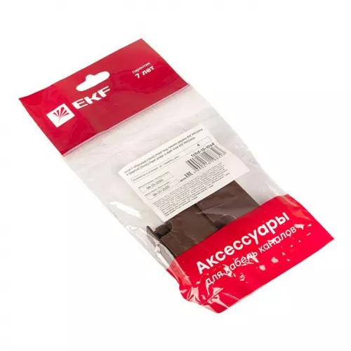Угол T-образный 15х10 под темн. дерево Plast PROxima (уп.4шт) EKF tchd-15-10x4 фото 2