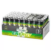 Элемент питания алкалиновый LR6-40 bulk ECO (уп.40шт) Трофи Б0027815