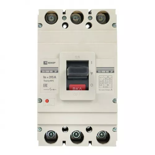 Выключатель автоматический 3п 400/315А 42кА ВА-99М PROxima EKF mccb99-400-315m фото 4