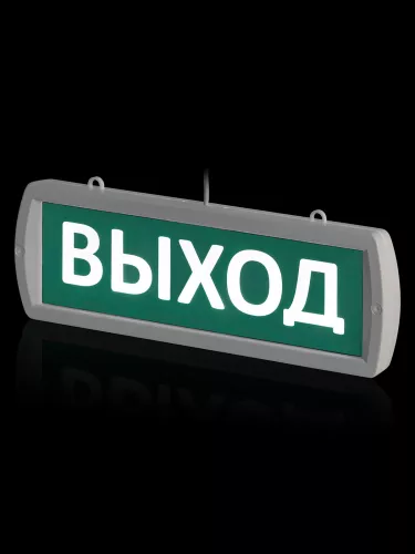Оповещатель охранно-пожарный световой Топаз-220-ОП "Выход" 220 В, IP52 TDM фото 6
