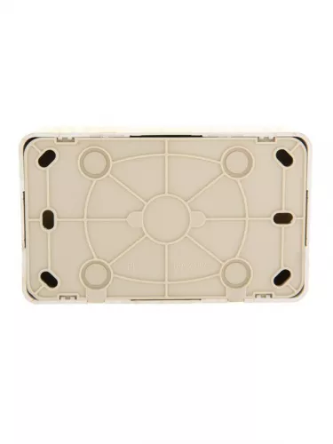 Розетка 2-м ОП VIOLA с заземл. беленый дуб LEZARD 751-5200-127 фото 2