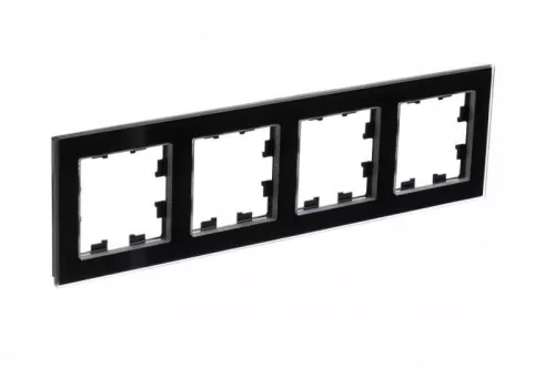 Рамка 4-м AtlasDesign Nature стекло черн. SchE ATN321004 Рамка 4-м AtlasDesign Nature стекло черн. SchE ATN321004