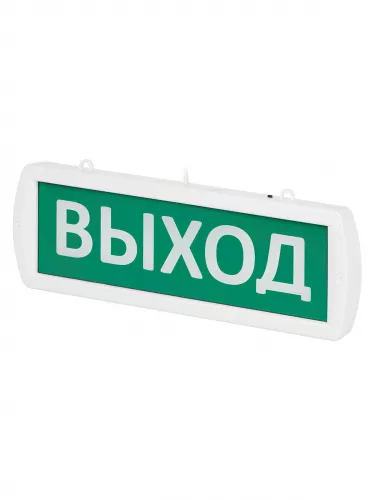 Оповещатель охранно-пожарный световой Топаз-220-РИП-Д "Выход" 220 В, 6ч, IP52 TDM фото 2