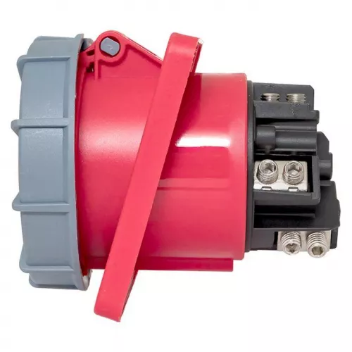Розетка стационарная внутренняя угловая 4452 3Р+РЕ+N 125А 380В IP67 PROxima EKF ps-4452-125-380 фото 6