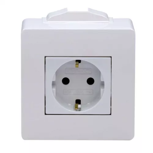 Коробка 1-м ОП PDD-N60 16А IP00 с заземл. с силовой роз. BRAVA 2мод. бел. DKC 10482 Коробка 1-м ОП PDD-N60 16А IP00 с заземл. с силовой роз. BRAVA 2мод. бел. DKC 10482