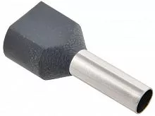 Наконечник-гильза изол. НГИ2 4.0-12 сер. (уп.100шт) IEK UTE10-D4-0-100