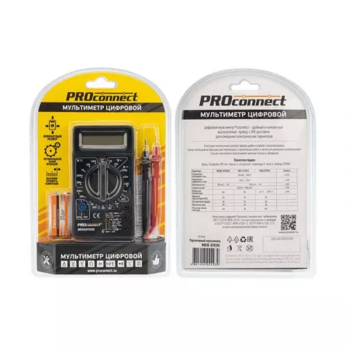 Мультиметр портативный M838(DT838) PROCONNECT 13-3013 фото 6
