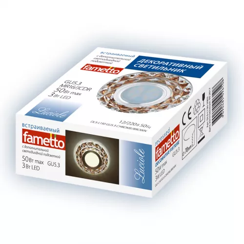 Светильник точечный встраиваемый Fametto Luciole UL-00002713 под отверстие 7 см
