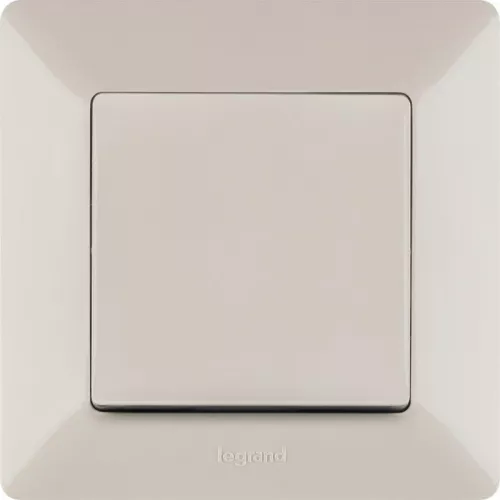Механизм переключателя 1-кл. СП Valena Life 10А IP20 250В 10AX с лиц. панелью безвинт. зажимы сл. кость Leg 752506 фото 5
