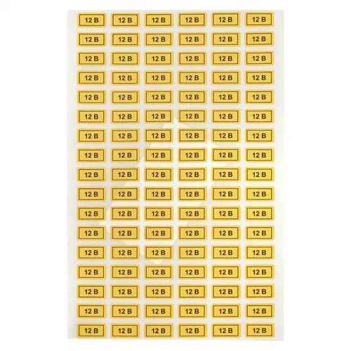Наклейка "12В" 10х15мм EKF an-2-01 фото 2 Наклейка "12В" 10х15мм EKF an-2-01 фото 2