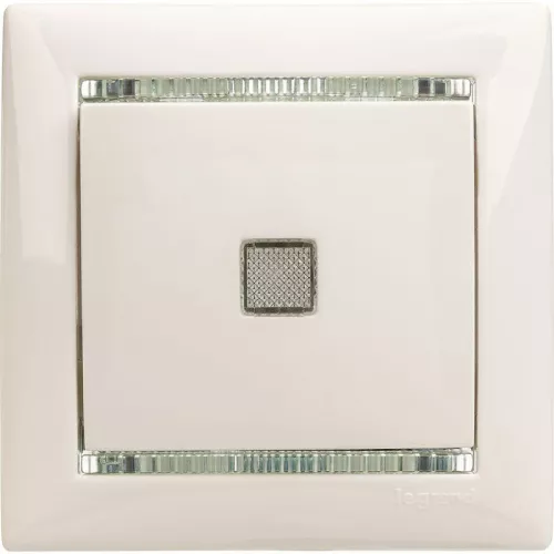 Механизм выключателя 1-кл. СП Valena 10А IP31 250В с зел. индикацией бел. Leg 774410 фото 15