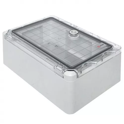 Бокс пластиковый с монтажной платой 300х200х130 IP65 прозр. дверь PROxima EKF PBT65MP001 фото 2