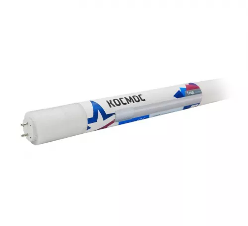 Лампа светодиодная 10Вт 220В G13 4000К GLASS 600мм T8 Космос Lksm_LED10wG13T840GL