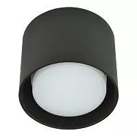 DLC-S608 GX53 BLACK Светильник декоративный накладной, серия Sotto. Без лампы, цоколь GX53. Металл. Черный. TM Fametto