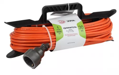 Удлинитель силовой UFx-1e-3x1.5-30m-IP44 на рамке с/з 1 гнездо 30м ПВС 3х1.5 Эра Б0046830 Удлинитель силовой UFx-1e-3x1.5-30m-IP44 на рамке с/з 1 гнездо 30м ПВС 3х1.5 Эра Б0046830