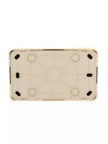 Розетка 2-м ОП VIOLA без заземл. беленый дуб LEZARD 751-5200-128 фото 2