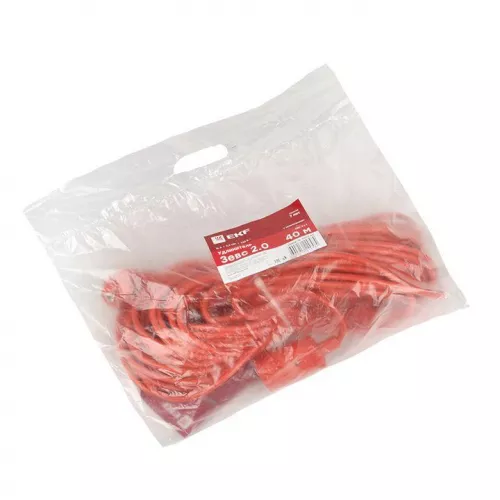 Удлинитель 1х40м с заземл. 16А "Зевс 2.0" 3.5кВт ПВС 3х1 PROxima EKF USB02-16-310-1-40 фото 6 Удлинитель 1х40м с заземл. 16А "Зевс 2.0" 3.5кВт ПВС 3х1 PROxima EKF USB02-16-310-1-40 фото 6