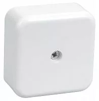 Коробка распаячная ОП 50х50х20 IP20 КМ41206-01 (4 клем. 3кв.мм) бел. IEK UKO10-050-050-020-K01