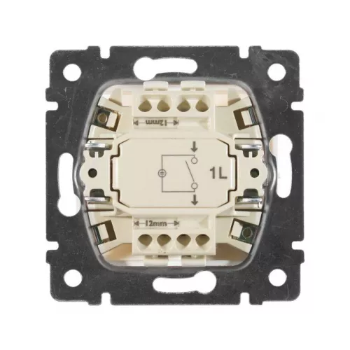 Механизм выключателя 1-кл. СП Valena 10А IP31 250В с зел. индикацией бел. Leg 774410 фото 10