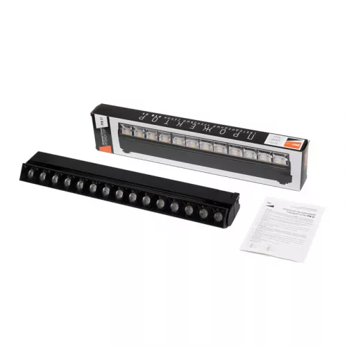 Светильник светодиодный PTR 2130R 30Вт 4000К IP40 60град. 400мм трековый BL черн. JazzWay 5031609 фото 7
