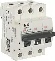 Выключатель автоматический 3п C 63А M06N ARMAT IEK AR-M06N-3-C063