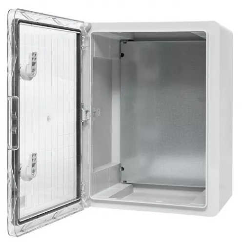 Бокс пластиковый с монтажной платой 400х300х220 IP65 прозр. дверь PROxima EKF PBT65MP004 фото 4