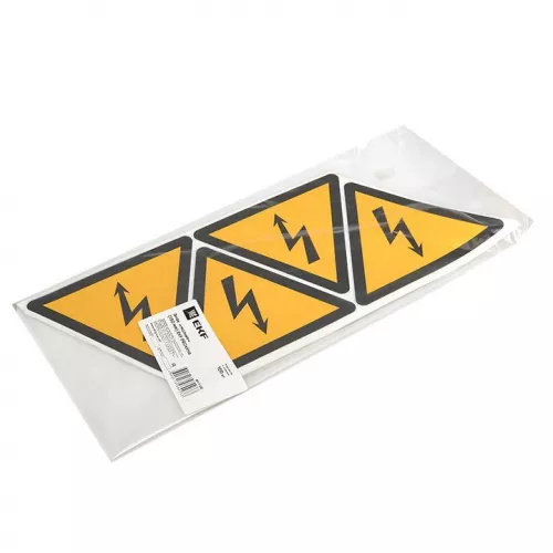 Знак "Молния" 150х150х150мм EKF an-1-00 фото 4 Знак "Молния" 150х150х150мм EKF an-1-00 фото 4