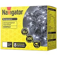 Гирлянда 14 022 NGF-S01-100CW-10-11.5m-230-C8-G-IP20 Navigator 14022