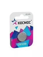 Элемент питания литиевый CR CR1220 1хBL (блист.1шт) Космос KOCR12201BL