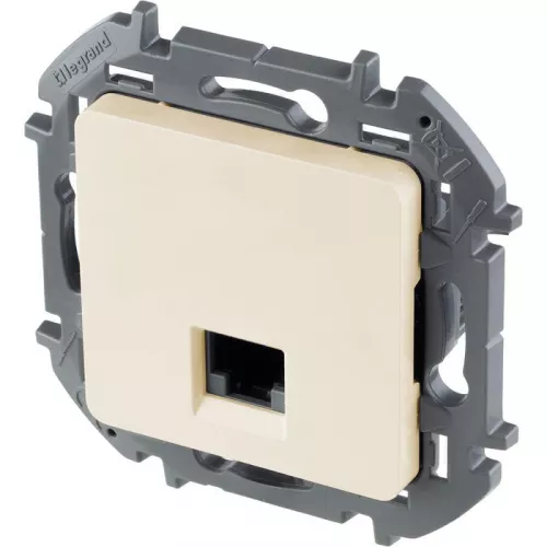 Механизм розетки информационной RJ45 Inspiria CAT.6 UTP сл. кость Leg 673831 фото 3 Механизм розетки информационной RJ45 Inspiria CAT.6 UTP сл. кость Leg 673831 фото 3