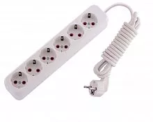 Удлинитель 6х3м с заземл. 16А IP20 LEZARD 720-0603-601