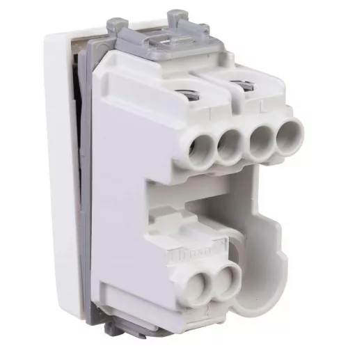 Выключатель модульный 1-кл. 1мод. Avanti "Белое облако" 16А IP20 бел. DKC 4400101 фото 4