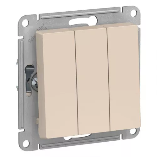 Механизм выключателя 3-кл. СП AtlasDesign 10А IP20 (сх. 1+1+1) 10AX беж. SchE ATN000231 Механизм выключателя 3-кл. СП AtlasDesign 10А IP20 (сх. 1+1+1) 10AX беж. SchE ATN000231