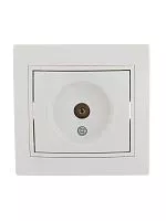 Розетка TV СП Мира проходная бел./бел. LEZARD 701-0202-129