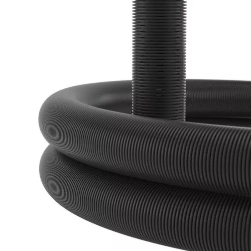 Труба гофро двустен. дренаж. ПНД d125 без фильтра черн. (уп.40м) DKC 140912A фото 2