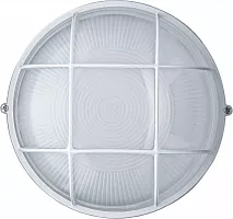 Светильник ЛОН 94 807 NBL-R2-100-E27/WH 1х100Вт E27 IP54 (аналог НПБ 1102 бел. круг с решеткой 100Вт) Navigator 94807