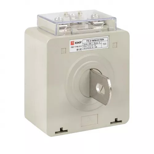 Трансформатор тока ТТЕ-А 150/5А кл. точн. 0.5 с клеммой напряжения PROxima EKF tte-S-150 фото 4