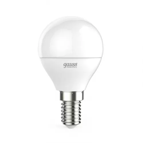Лампа светодиодная Elementary Globe E14 8Вт 4100К Gauss 53128 фото 4