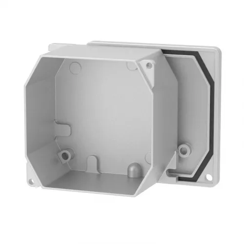 Коробка ответвительная 90х90х53мм IP66 RAL9006 окрашен. алюм. DKC 65300 фото 4