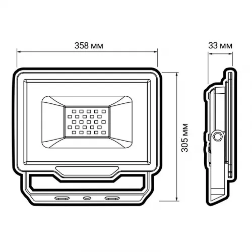 Прожектор PFL-C3 200Вт 6500К IP65 JazzWay 5023666 фото 6